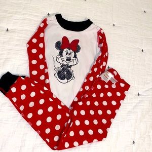 Hanna Andersson Disney Minnie Mouse Pajama Set 120/ US 6-7